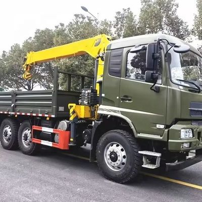 China Dongfeng KR 6.3T Cranes móveis montados em caminhões para pontes Sub-estradas Edifícios