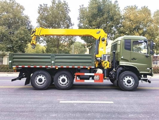 China Dongfeng KR 6.3T Cranes móveis montados em caminhões para pontes Sub-estradas Edifícios