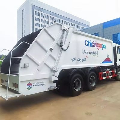 China Shacman 20cbm compactador caminhão de lixo Direção esquerda e direita Euro 2