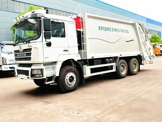 China Shacman 20cbm compactador caminhão de lixo Direção esquerda e direita Euro 2