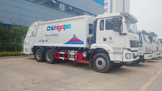 China Shacman 20cbm compactador caminhão de lixo Direção esquerda e direita Euro 2