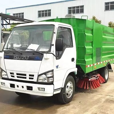 ISUZU 6cbm Caminhão de varredura, caminhão montado na varredura de estradas EURO 5 4x2