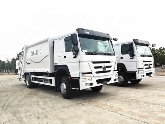 HOWO 15m3 Caminhão compactador de lixo, veículo compactador de lixo Euro 3