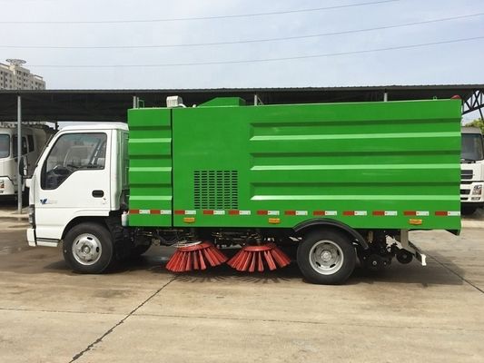 ISUZU 6cbm Caminhão de varredura, caminhão montado na varredura de estradas EURO 5 4x2