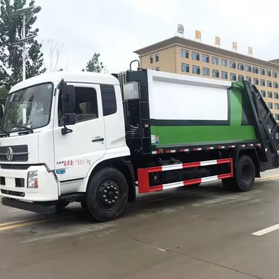 China Dongfeng 12m3 compactador caminhão de lixo triturador de lixo caminhão 4x2