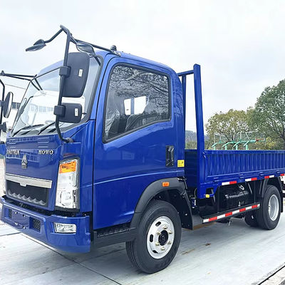 Pequeno Sinotruk Howo camião de descarga de 3-4 toneladas camião de carga Euro 3 filas de assentos simples