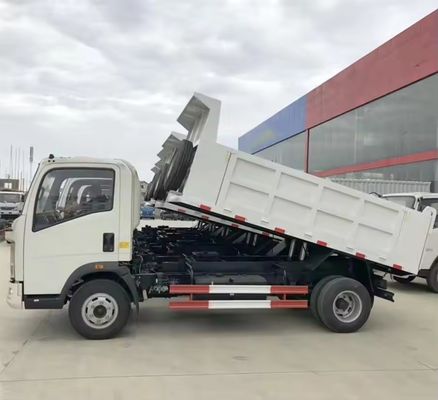 Pequeno Sinotruk Howo camião de descarga de 3-4 toneladas camião de carga Euro 3 filas de assentos simples