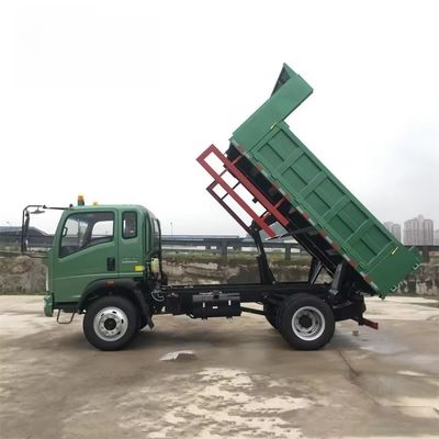Pequeno Sinotruk Howo camião de descarga de 3-4 toneladas camião de carga Euro 3 filas de assentos simples