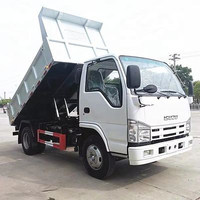 Chassi ISUZU Pequeno Dumpper 5Tons 6Tons Mini Tipper Caminhão 4X2 Cargo Caminhão Light Duty