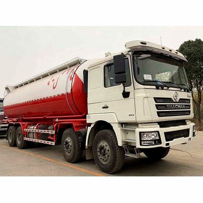Shaanxi Shacman Caminhões para fins especiais Cimento seco a granel Caminhão de transporte de 8 velocidades