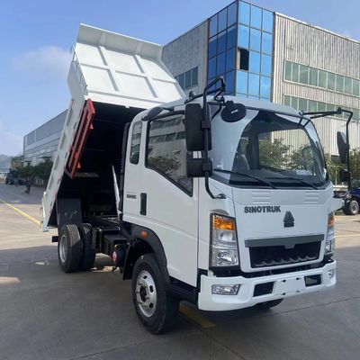 Sinotruck HOWO 5Tons Dump Truck 4X2 caminhão leve caminhão pequeno de guincho com direção esquerda com preço de fábrica