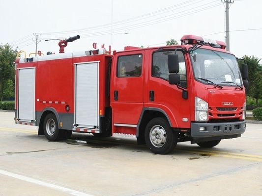 ISUZU 4X2 700P camião de combate a incêndio camião de resgate de incêndio pequeno 4cbm 5cbm