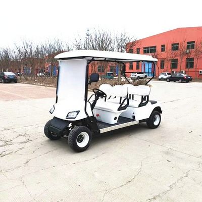 Carrinhos Elétricos de 4 lugares de Clube de Golfe Carros de Golfe 30km/h Bateria Alimentada Rua Legal