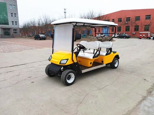 Carrinhos Elétricos de 4 lugares de Clube de Golfe Carros de Golfe 30km/h Bateria Alimentada Rua Legal