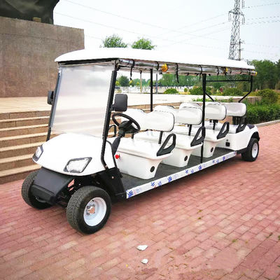 Direção à esquerda Carrinhos de golfe elétricos Buggy de bateria de lítio Carrinhos de golfe operados por bateria 2-10 lugares
