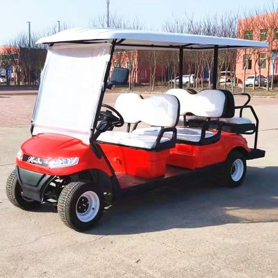 Direção à esquerda Carrinhos de golfe elétricos Buggy de bateria de lítio Carrinhos de golfe operados por bateria 2-10 lugares
