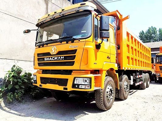 10 rodas Shacman CNG Dump Truck 6X4 8X4 Tipper Truck para o mercado do Uzbequistão