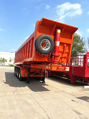 Motor Weichai Container personalizável e tractor de banco plano camião de lixo semi-reboque