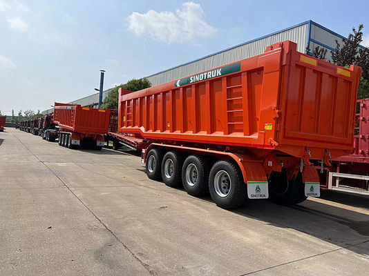 Motor Weichai Container personalizável e tractor de banco plano camião de lixo semi-reboque