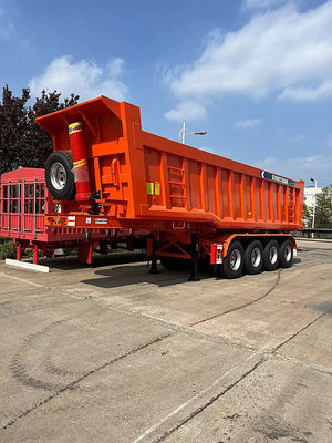 Motor Weichai Container personalizável e tractor de banco plano camião de lixo semi-reboque