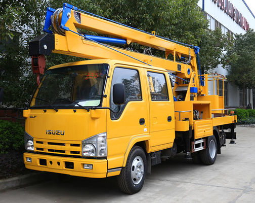 ISUZU Sinotruk Chassis Aerial Working Truck 12 Folding Boom Veículo de trabalho aéreo com preço de fábrica
