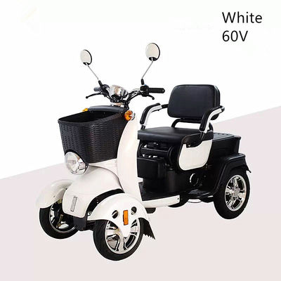 Veículo elétrico doméstico de quatro rodas, scooter pequeno, veículo elétrico regulado de três lugares para adultos e idosos para lazer